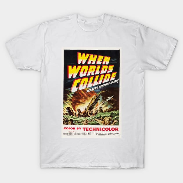 When Worlds Collide 1951 Retro Sci Fi Film Classic Movie Antique T